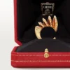 Cartier Libre Polymorph-ring, kalcedon, diamanter