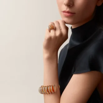 Cartier Libre Polymorph-ring, kalcedon, diamanter Cartier Libre Polymorph-ring, kalcedon, diamanter