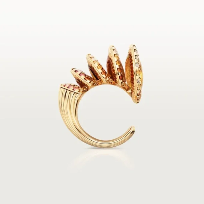 Cartier Libre Polymorph-ring, kalcedon, diamanter