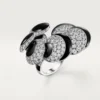 Cartier Libre Polymorph-ring, onyx, transformerbart