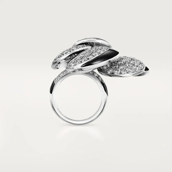 Cartier Libre Polymorph-ring, onyx, transformerbart