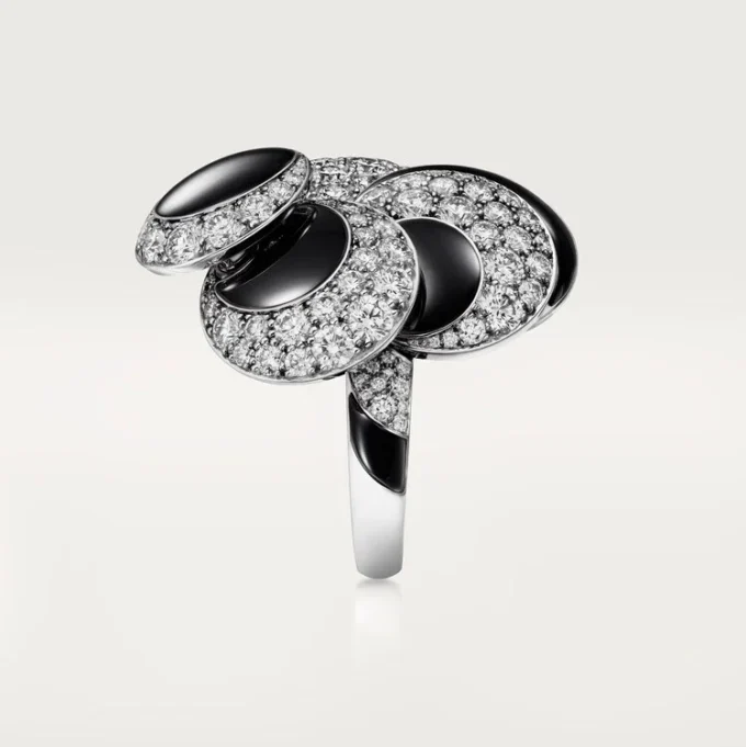 Cartier Libre Polymorph-ring, onyx, transformerbart