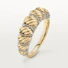 Cartier Libre Tressage-armbånd, diamanter