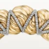 Cartier Libre Tressage-armbånd, diamanter