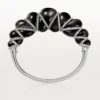 Cartier Libre Tressage-armbånd, obsidian, diamanter