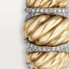 Cartier Libre Tressage-ring, diamanter