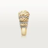 Cartier Libre Tressage-ring, diamanter