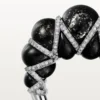 Cartier Libre Tressage-ring, metakvartsitt, diamanter