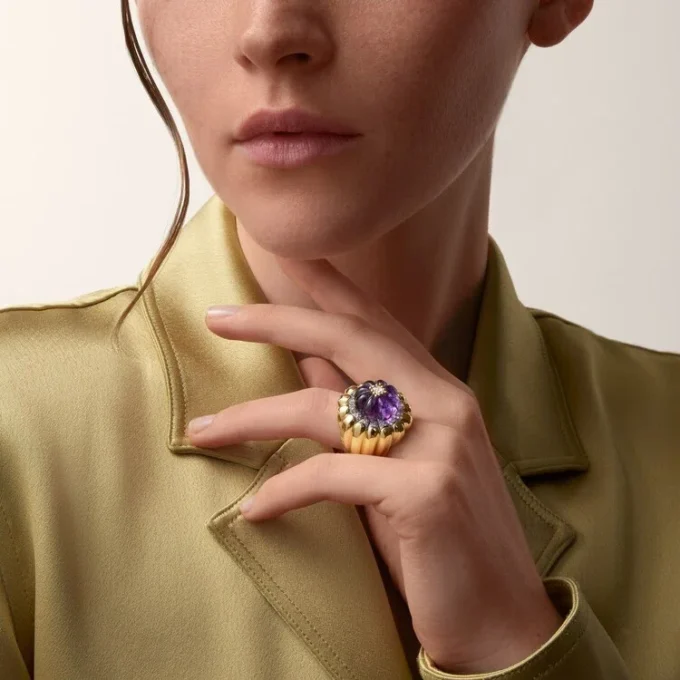 Cartier Libre Tuttitutti-ring, ametyst, diamanter