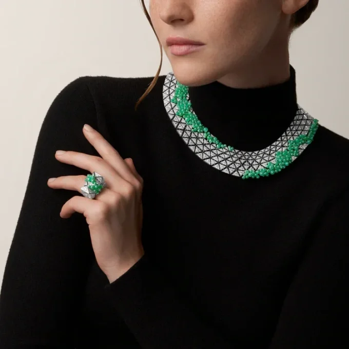 Cartier Libre Tuttitutti-ring, krysopras