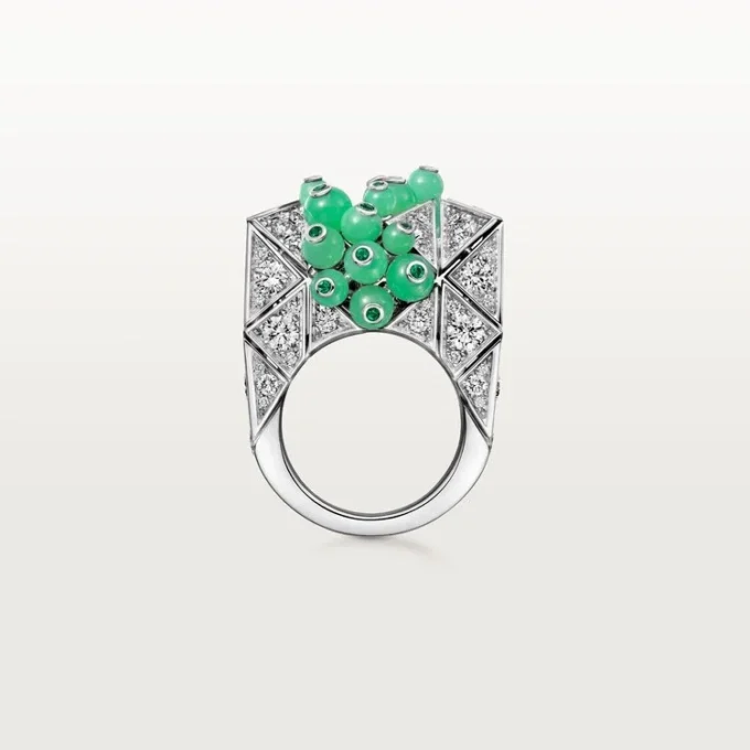 Cartier Libre Tuttitutti-ring, krysopras