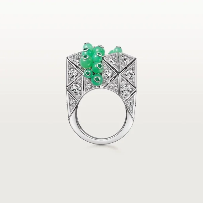 Cartier Libre Tuttitutti-ring, krysopras