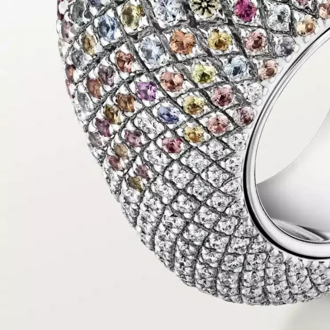 Cartier Libre Tuttitutti-ring, Umba-safirer, diamanter