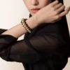 Clash De Cartier-armbånd, fleksibelt, ekstra stort modell, onyx
