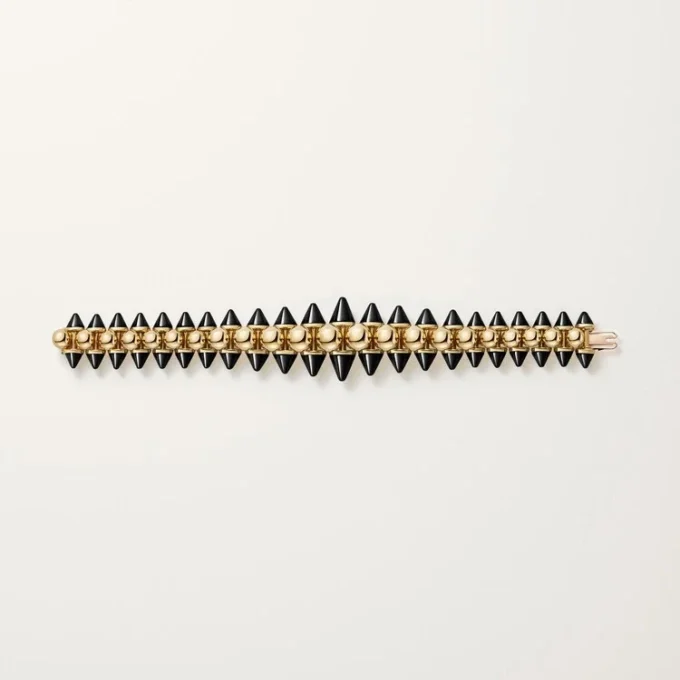 Clash De Cartier-armbånd, fleksibelt, ekstra stort modell, onyx