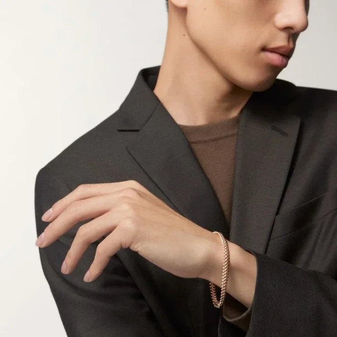 Clash De Cartier-armbånd, fleksibelt, liten modell, pavé