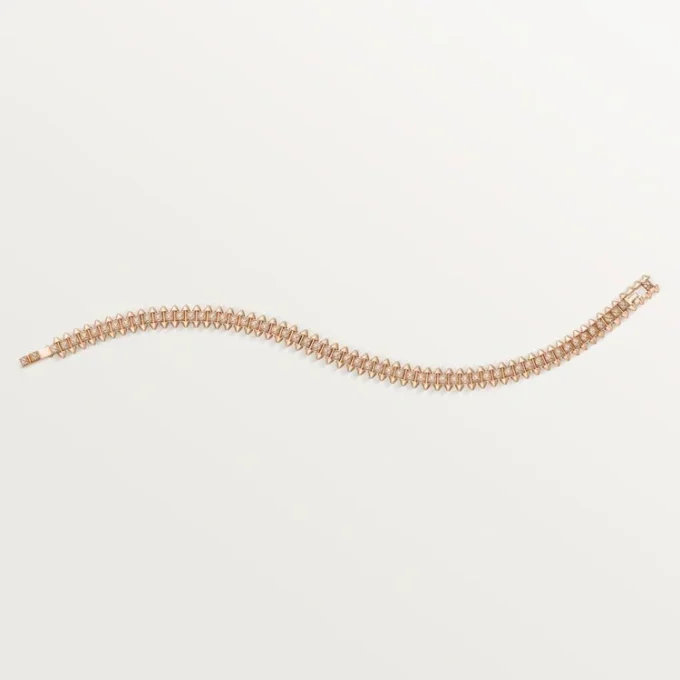 Clash De Cartier-armbånd, fleksibelt, liten modell, pavé