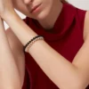 Clash De Cartier-armbånd, fleksibelt, onyx, ekstra stor modell, diamanter