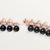 Clash De Cartier-armbånd, fleksibelt, onyx, ekstra stor modell, diamanter