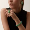 Clash De Cartier enkeltørering, krysopras, ekstra stor modell