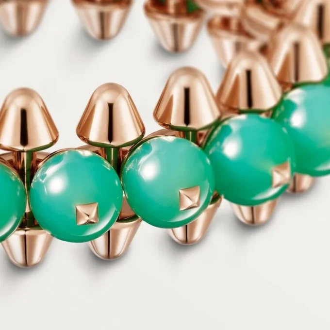 Clash De Cartier-armbånd, krysopras, ekstra stor modell