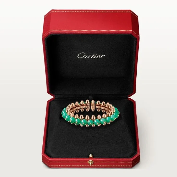 Clash De Cartier-armbånd, krysopras, ekstra stor modell