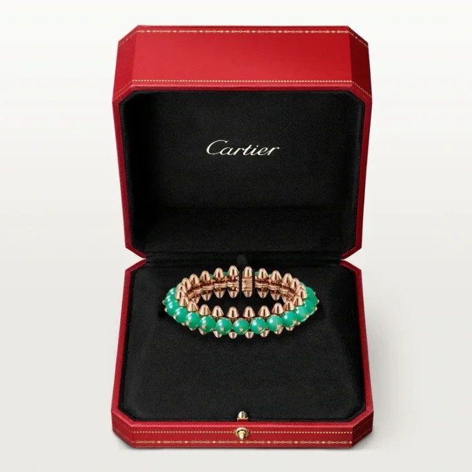 Clash De Cartier-armbånd, krysopras, ekstra stor modell