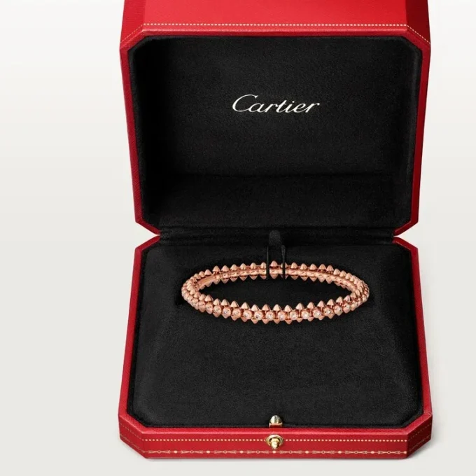 Clash De Cartier-armbånd, mellomstor modell, diamanter
