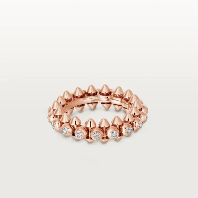 Clash De Cartier – Diamantring i rosagull | Cartier Us