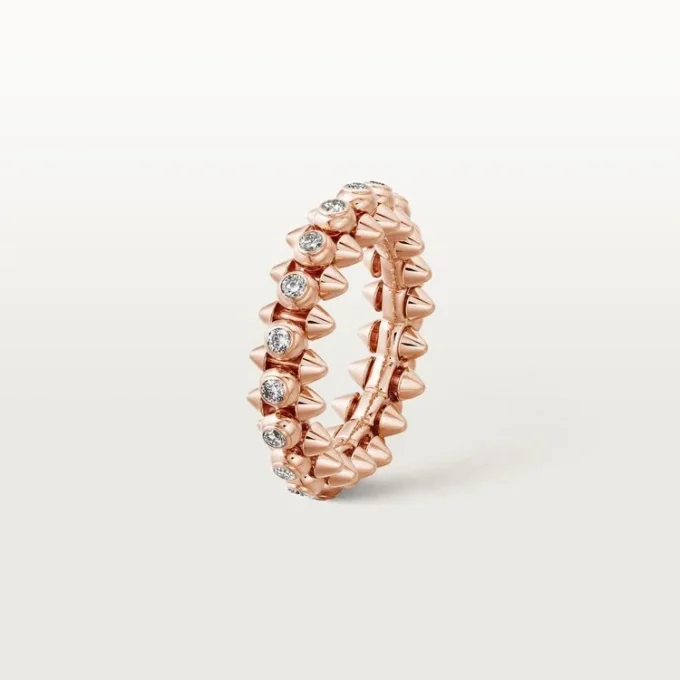 Clash De Cartier – Diamantring i rosagull | Cartier Us