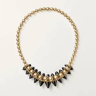 Clash De Cartier-halskjede, fleksibelt, ekstra stort modell, onyx