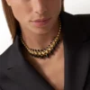 Clash De Cartier-halskjede, fleksibelt, ekstra stort modell, onyx