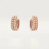 Clash De Cartier hoop-øreringer, dobbel rad