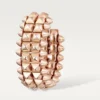 Clash De Cartier hoop-øreringer, dobbel rad