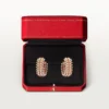 Clash De Cartier hoop-øreringer, dobbel rad