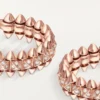 Clash De Cartier hoop-øreringer, liten modell, pavé