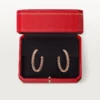 Clash De Cartier hoop-øreringer, liten modell – rosagull – Cartier