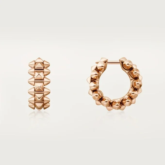 Clash De Cartier hoop-øreringer, mini-modell