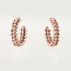 Clash De Cartier hoop-øreringer – rosagull, liten | Cartier Us