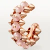 Clash De Cartier-øreringer, rosa kalcedon