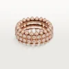Clash De Cartier-ring, dobbel rad, pavé