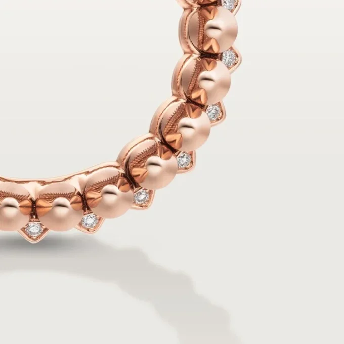 Clash De Cartier-ring, dobbel rad, pavé
