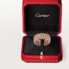 Clash De Cartier-ring, dobbel rad, pavé
