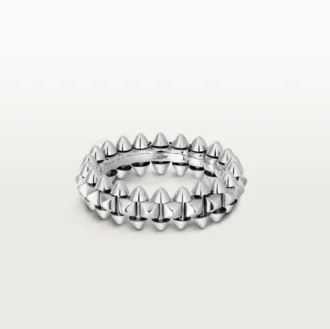 Clash De Cartier-ring, liten modell – hvitt gull – Cartier