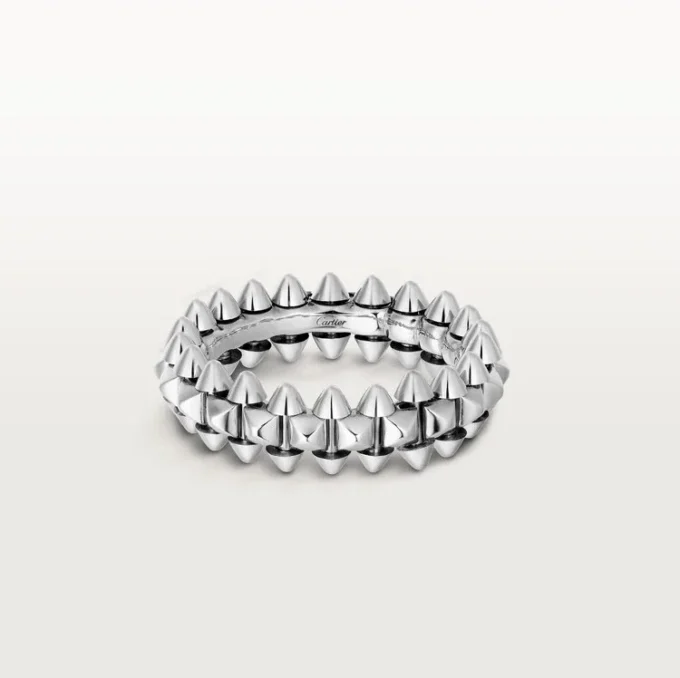 Clash De Cartier-ring, liten modell – hvitt gull – Cartier