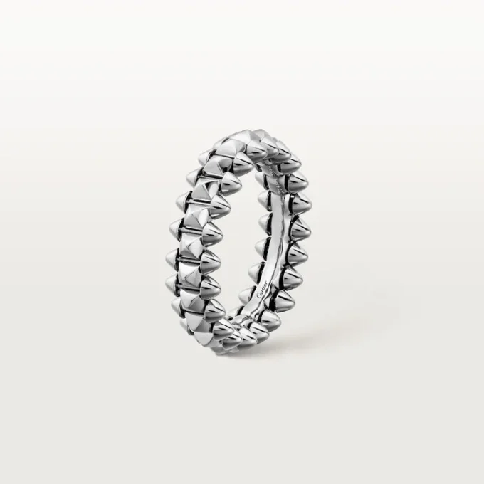 Clash De Cartier-ring, liten modell – hvitt gull – Cartier
