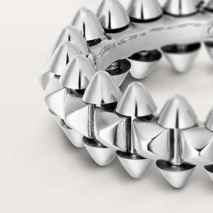 Clash De Cartier-ring, liten modell – hvitt gull – Cartier