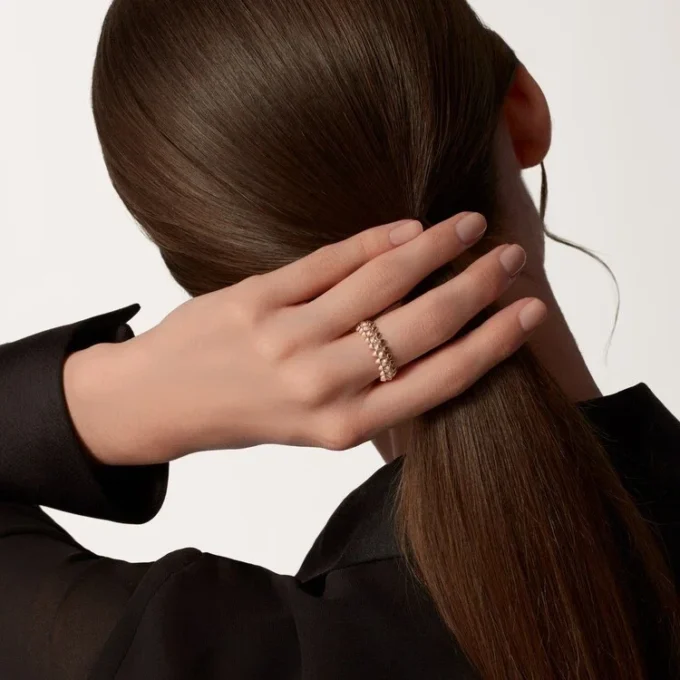 Clash De Cartier-ring, liten modell, pavé