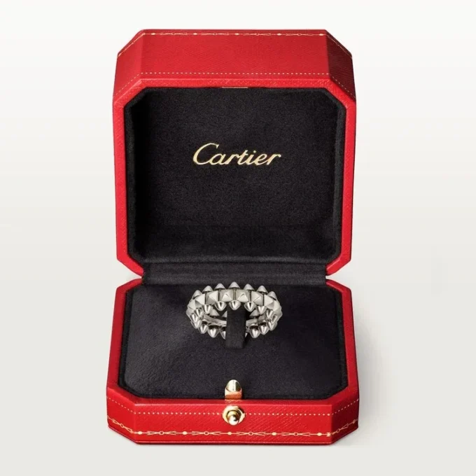 Clash De Cartier-ring, medium modell – hvitt gull – Cartier