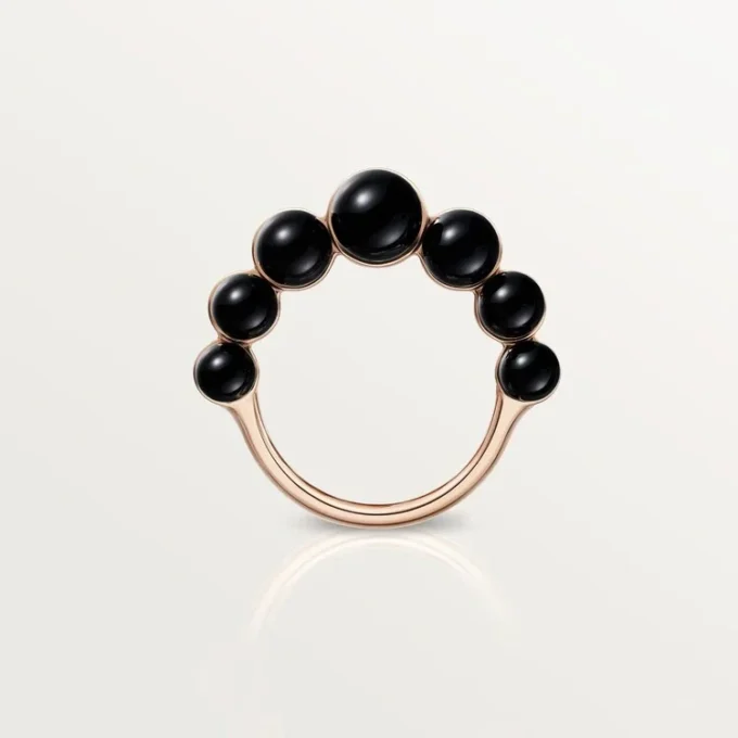 Clash De Cartier-ring, onyx, ekstra stor modell, diamanter